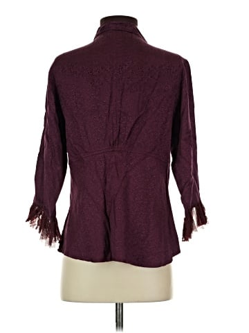 April Cornell 3/4 Sleeve Button-Down Shirt (view 2)