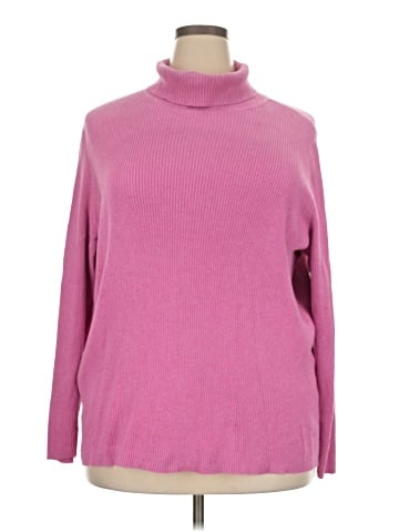 Lane Bryant 3/4 Sleeve Turtleneck (view 1)