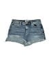 YMI 100% Cotton Blue Denim Shorts Size 11 - photo 1