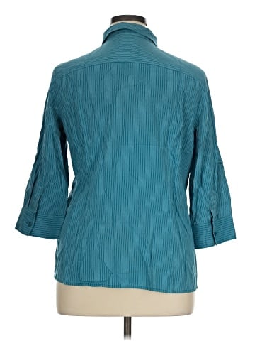 Croft & Barrow 3/4 Sleeve Button-Down Shirt (view 2)