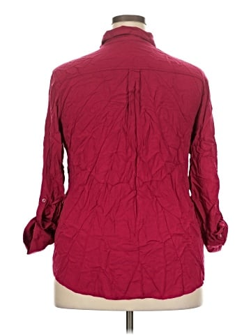 Faded Glory Long Sleeve Polo (view 2)