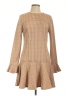 Good Luck Gem Houndstooth Brown Casual Dress Size L - photo 1
