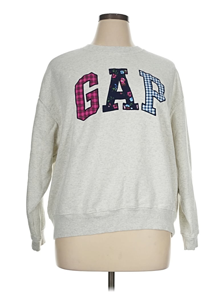 Pre-owned Gap Sweatshirt In Gray