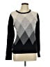 Merona Argyle Black Pullover Sweater Size L - photo 1