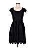Xhilaration Solid Black Casual Dress Size M - photo 1