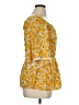 Chenault 100% Rayon Yellow 3/4 Sleeve Blouse Size XL - photo 4