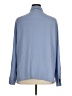 Escada Solid Blue Long Sleeve Blouse Size EU 46 / US 16 - photo 2