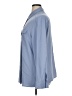 Escada Solid Blue Long Sleeve Blouse Size EU 46 / US 16 - photo 5