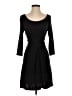 Amour Vert Solid Black Casual Dress Size XS - photo 1