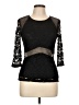 Divided by H&M Black 3/4 Sleeve Top Size 12 - photo 1