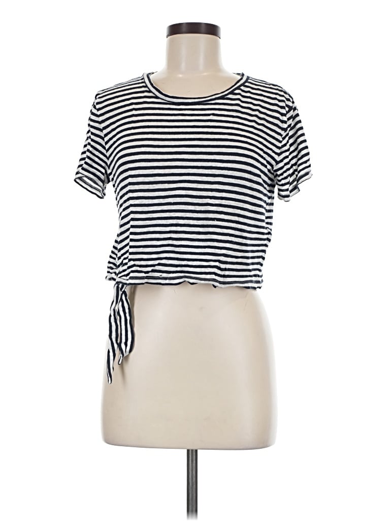 Pre-owned Allsaints Short Sleeve T-shirt In Ivory