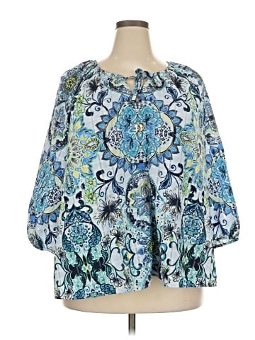 Lane Bryant 3/4 Sleeve Blouse (view 1)