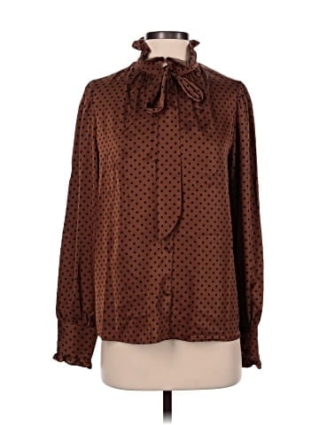 Maison d' Amelie Long Sleeve Blouse (view 1)