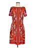 ECI Paisley Orange Casual Dress Size 8 - photo 1