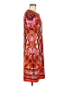 ECI Paisley Orange Casual Dress Size 8 - photo 4
