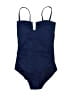 Lands' End Solid Blue One Piece Swimsuit Size 6 - photo 1