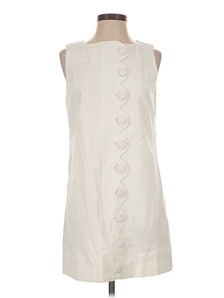 Pre-owned Kourt Casual Dress In Ivory