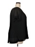 Relativity Black Short Sleeve Blouse Size 2X - photo 4