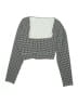 Antonio Melani Houndstooth Black Long Sleeve Top Size XL - photo 1
