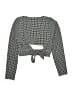 Antonio Melani Houndstooth Black Long Sleeve Top Size XL - photo 2