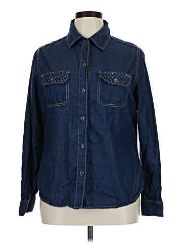 Seven7 Long Sleeve Button-Down Shirt (view 1)