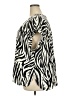 Rose + Olive 100% Rayon Animal Print Ivory Short Sleeve Blouse Size 2X - photo 5