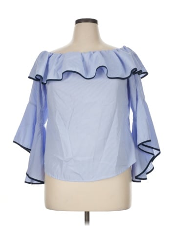 Roommates 3/4 Sleeve Blouse (view 1)
