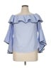 Roommates 100% Polyester Blue 3/4 Sleeve Blouse Size XL - photo 1