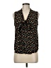 Chloe K 100% Polyester Black Sleeveless Blouse Size M - photo 1
