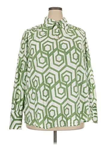 Lane Bryant 3/4 Sleeve Blouse (view 1)