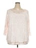 Ruby Rd. Pink 3/4 Sleeve Blouse Size 3X - photo 1