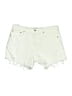 AGOLDE 100% Cotton Ivory Denim Shorts Size 31 waist - photo 1