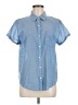St. John's Bay Blue Short Sleeve Button-Down Shirt Size M - photo 1