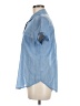 St. John's Bay Blue Short Sleeve Button-Down Shirt Size M - photo 5