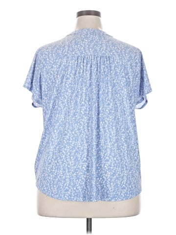 Jones New York Signature Short Sleeve Blouse (view 2)