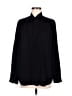 Uniqlo Solid Black Long Sleeve Button-Down Shirt Size M - photo 1