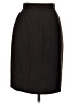 Givenchy Solid Black Brown Vintage Wool Skirt Size EU (FR) 38 / US 6 - photo 1