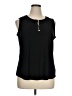 Kasper Black Sleeveless T-Shirt Size XL - photo 1