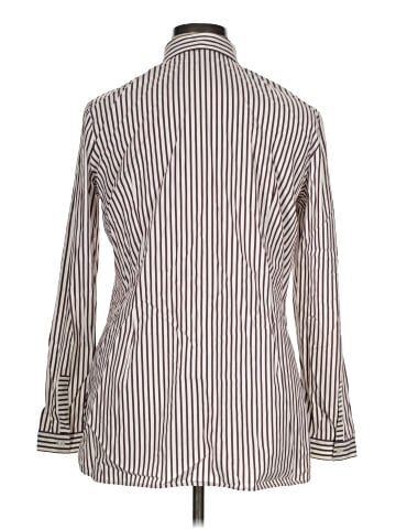Lafayette 148 New York Long Sleeve Button-Down Shirt (view 2)