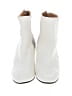 Qupid White Ankle Boots Size 10 - photo 2