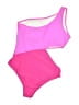 Unbranded Color Block Pink One Piece Swimsuit Size S - photo 2