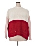 True Craft 100% Polyester Color Block Red Pullover Sweater Size 2X - photo 1