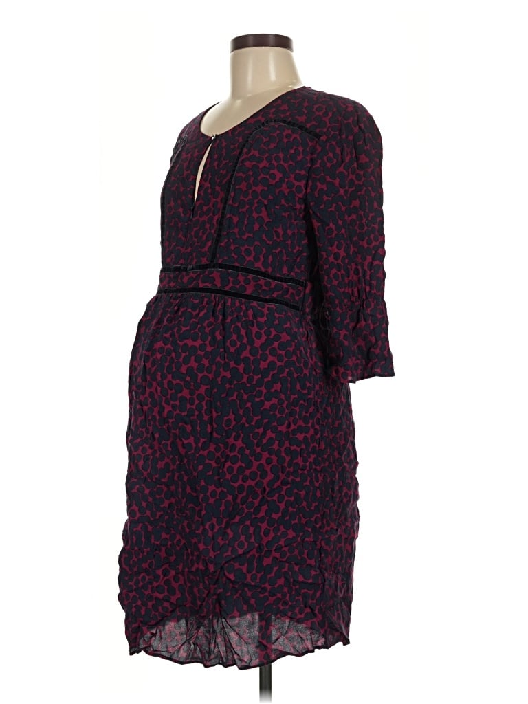 Pre-owned Seraphine Casual Dress In Burgundy