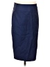 Reiss Solid Blue Wool Skirt Size 0 - photo 1