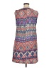 AB Studio Print Blue Casual Dress Size 14 - photo 2