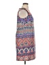 AB Studio Print Blue Casual Dress Size 14 - photo 4