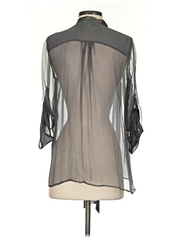 Elizabeth and James 3/4 Sleeve Silk Top (view 2)