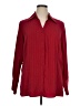 Joanna 100% Polyester Burgundy Long Sleeve Blouse Size XL - photo 1