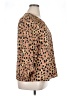 DR2 100% Polyester Animal Print Gold Long Sleeve Blouse Size XL - photo 4