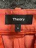 Theory Solid Red Wool Pants Size 6 - photo 4